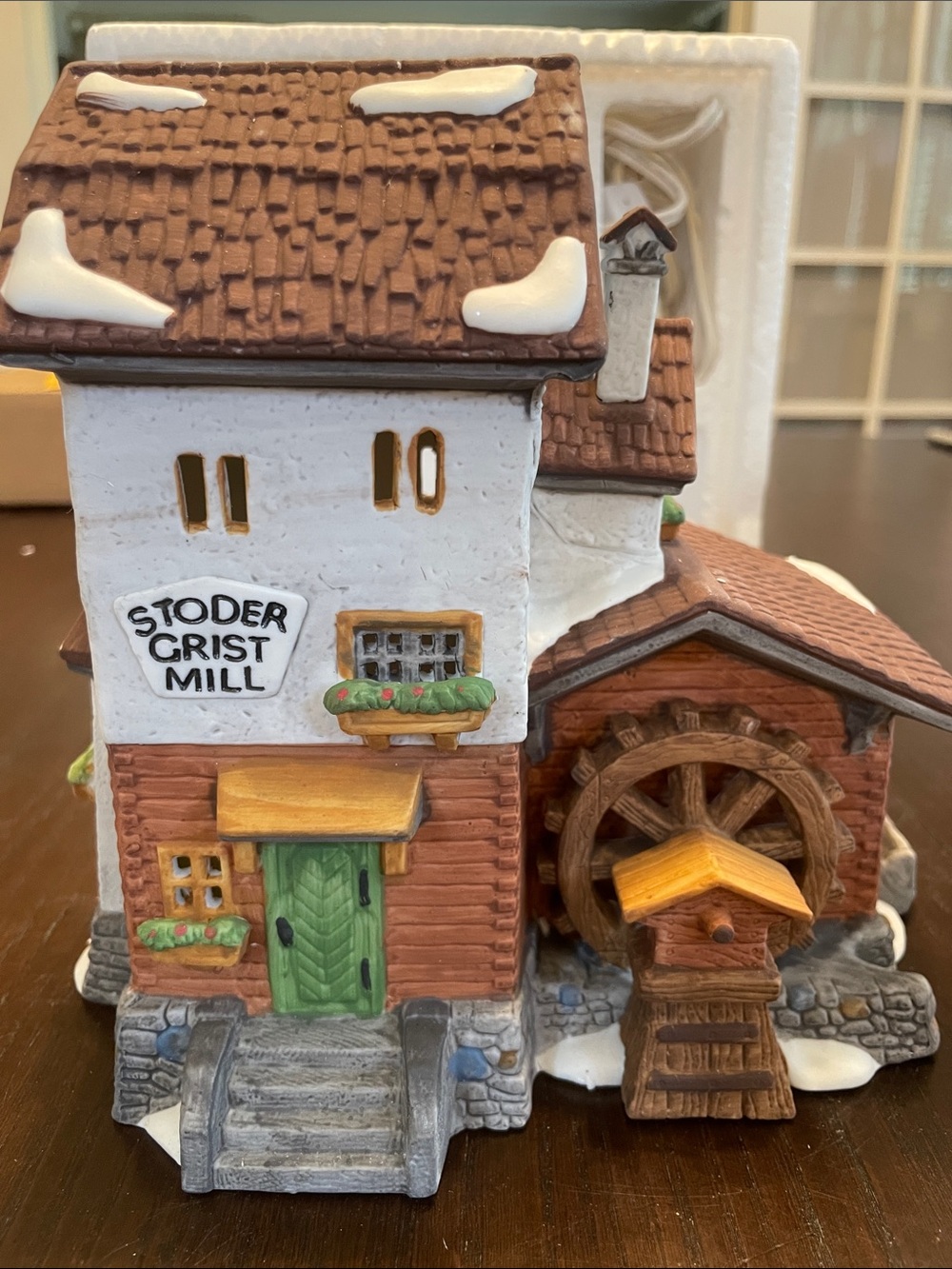 Department 56 Handpainted Alpine Village Series - The Stoder Grist Mill